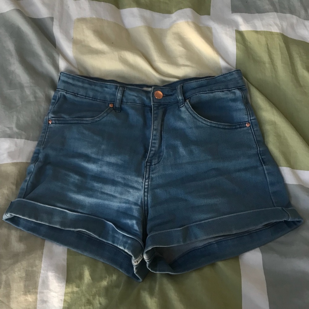 Light blue jean shorts!